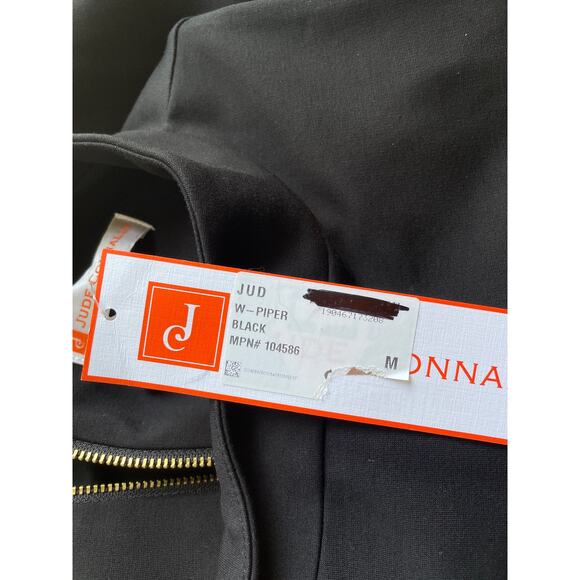 Jude Connally Piper Sleeveless Shift Dress Mock Neck Black Size Medium NWT - Picture 7 of 9